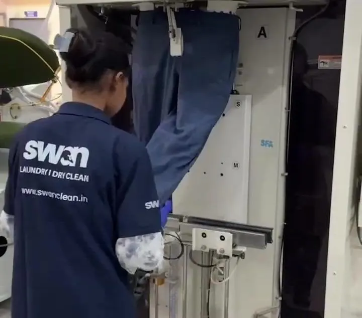 Operator at a Naomoto finishing unit