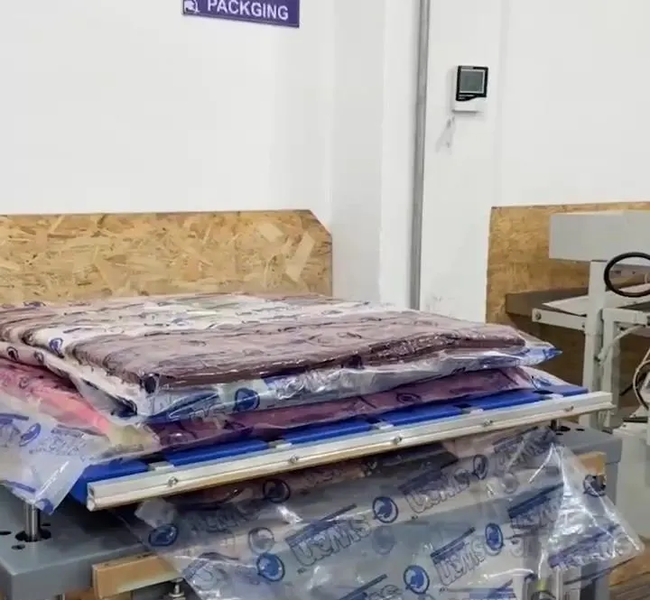 Folded linen packed by property